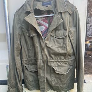 Army Green Aztec Jacket